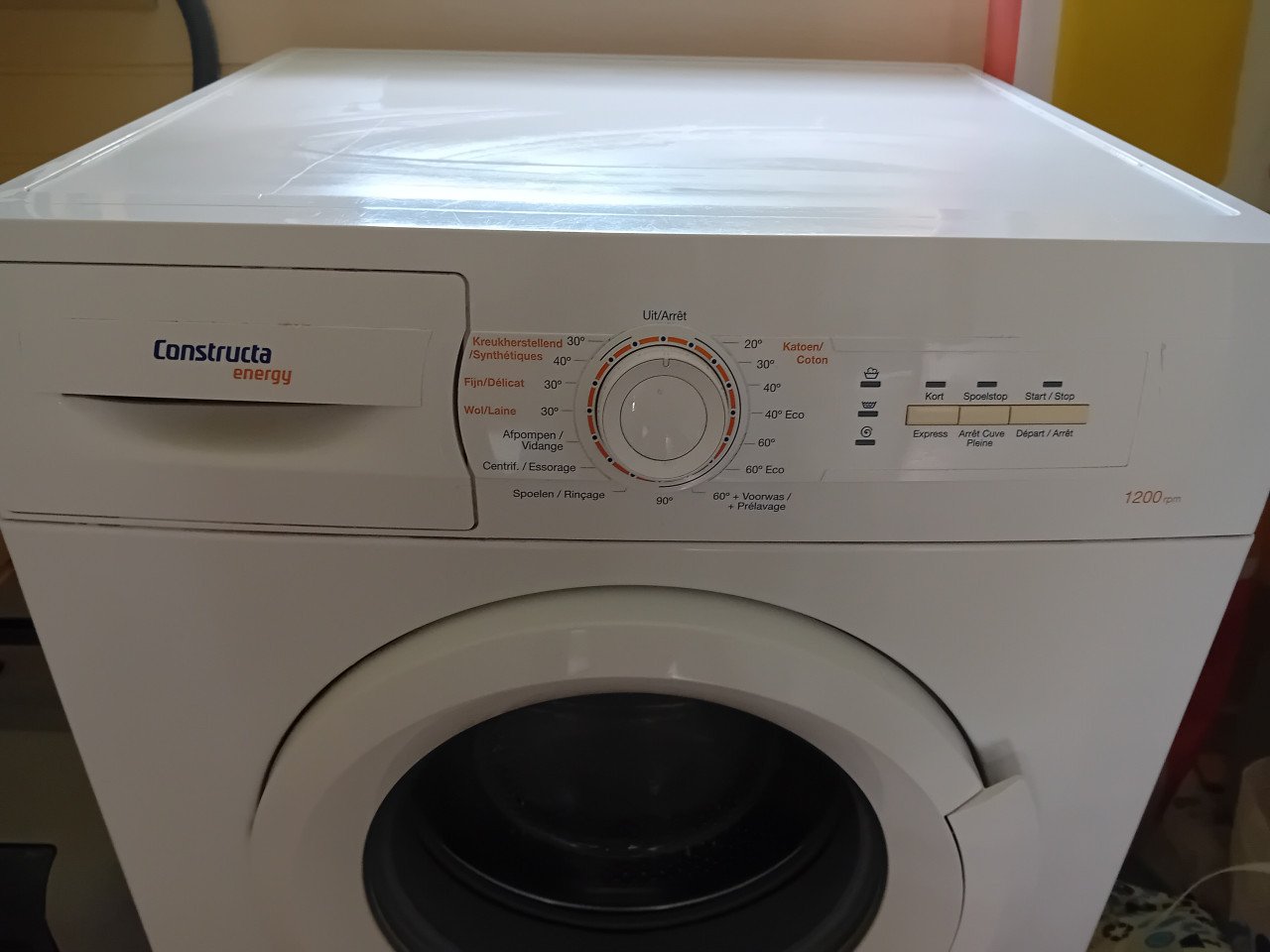 Constructa energy wasmachine 1200 rpm
