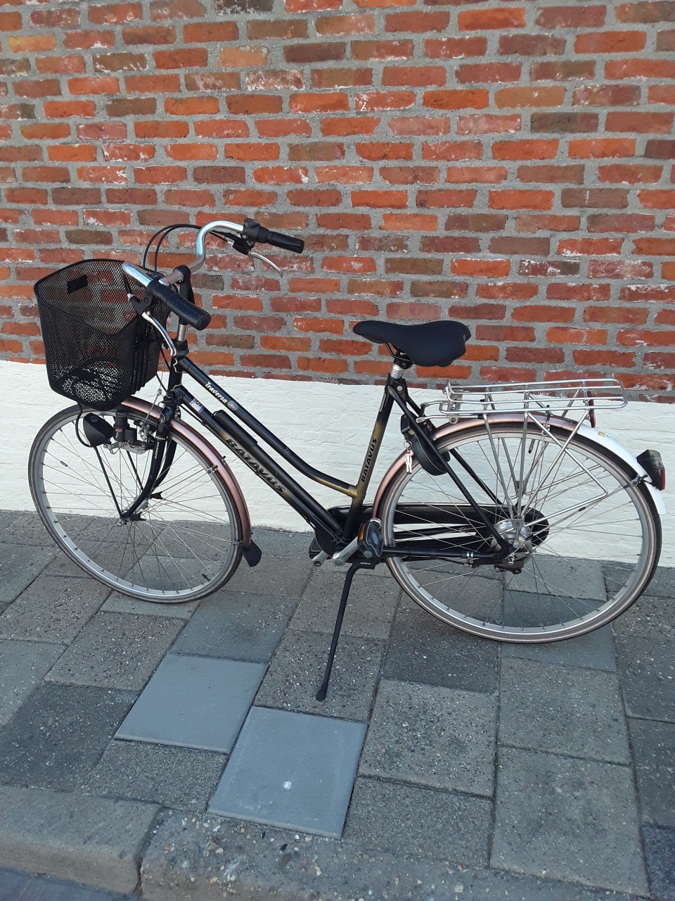 Te koop een stad/dorp/station fiets