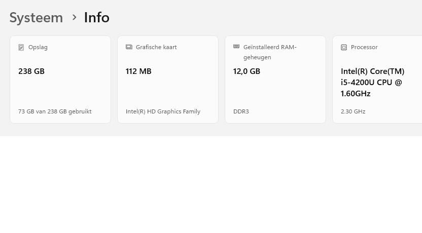 Te koop: GIGABYTE GB-BXi5-4200 mini pc