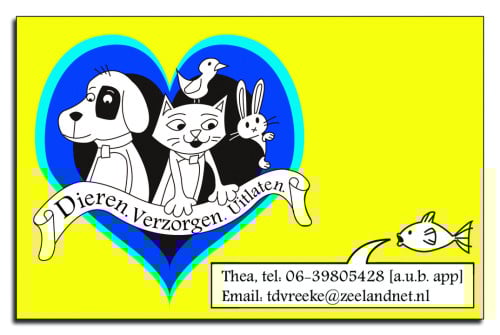 Dieren Oppas / Uitlaat / Verzorg Service