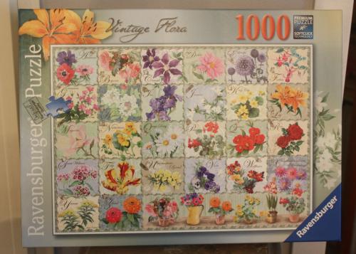Puzzel vintage flora 1000 stukjes