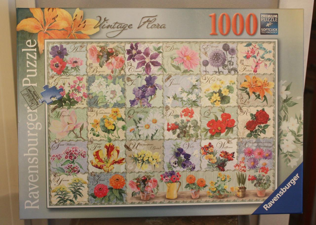 Puzzel vintage flora 1000 stukjes