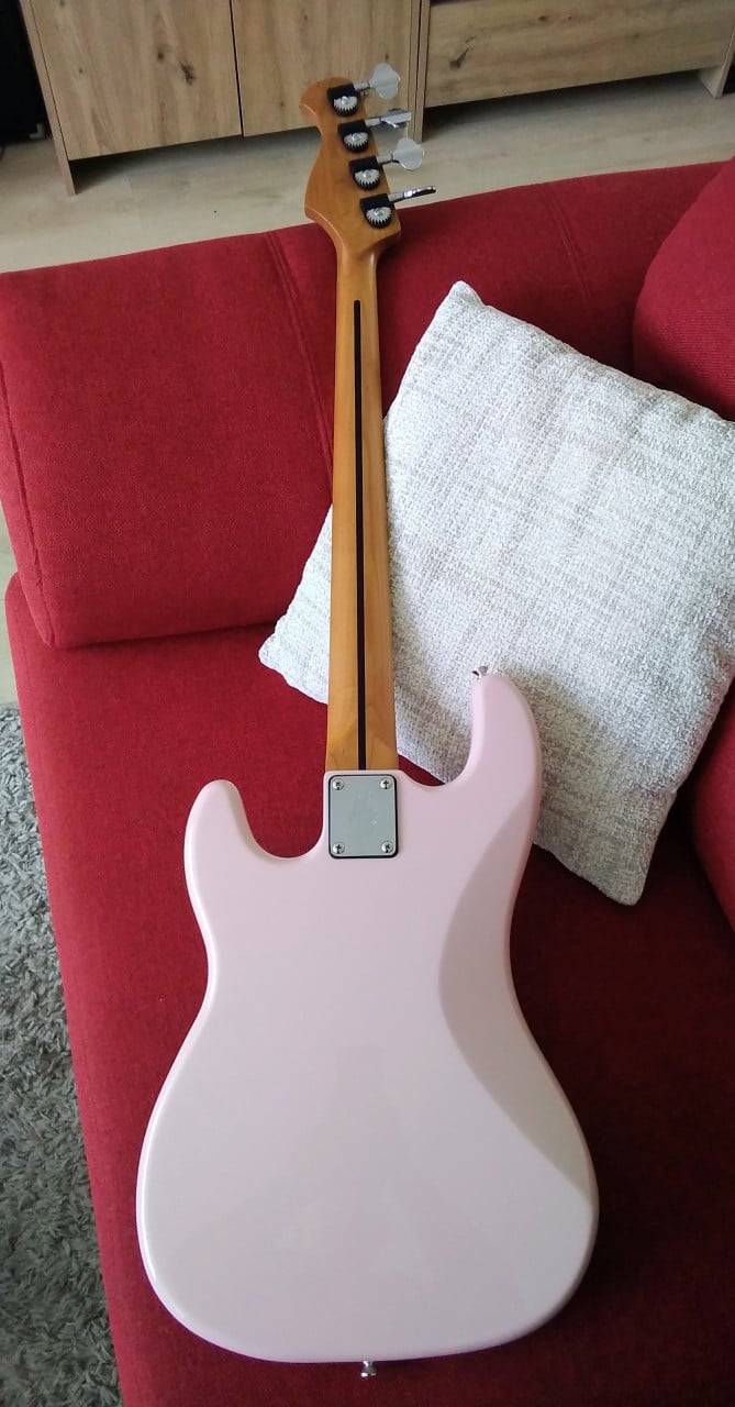 HB Precision Bass Shell Pink met veel upgrades ZGAN