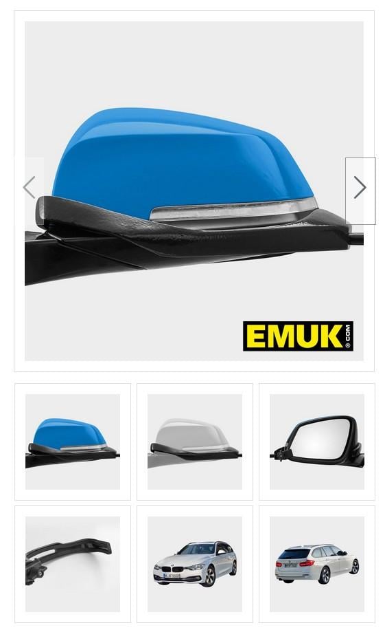 Emuk Caravan spiegels voor BMW 3 touring F31