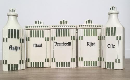 Keuken voorraadpotten 8 delig