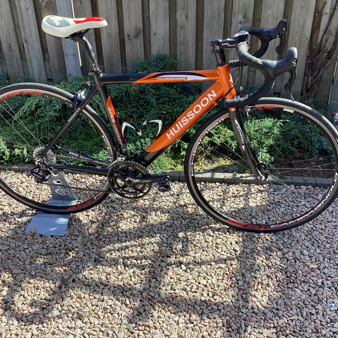 Retro Huissoon racefiets, in zeer goede staat, Columbus Tusk carbon vork