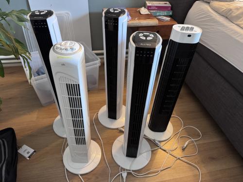 5 ventilatoren te koop