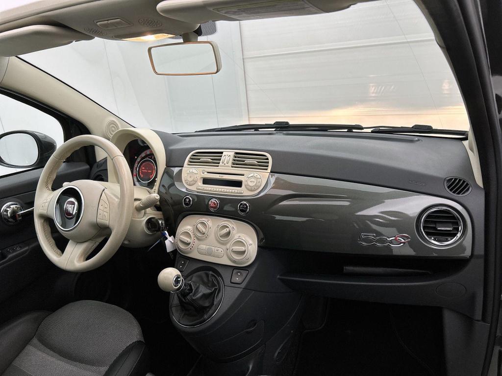 Fiat 500 C 1.2 lounge | lmv | parkeer sensoren | cabrio | airco | stoel ver