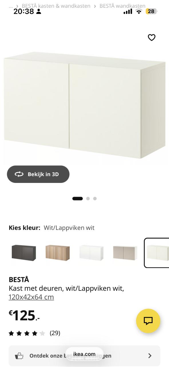 2 Ikea Besta kasten