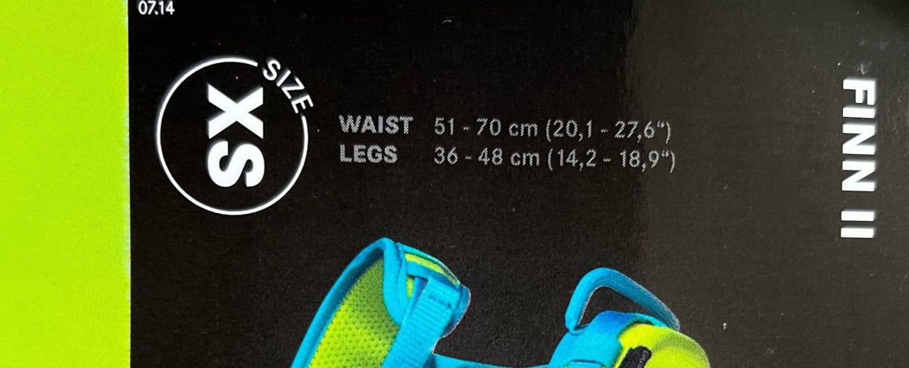2x Klimgordel kind Edelrid FINN II XS