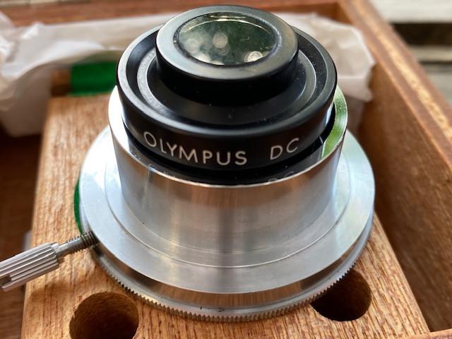 Olympus darkfield condenser DC 1.33-1.2. Zeldzaam!