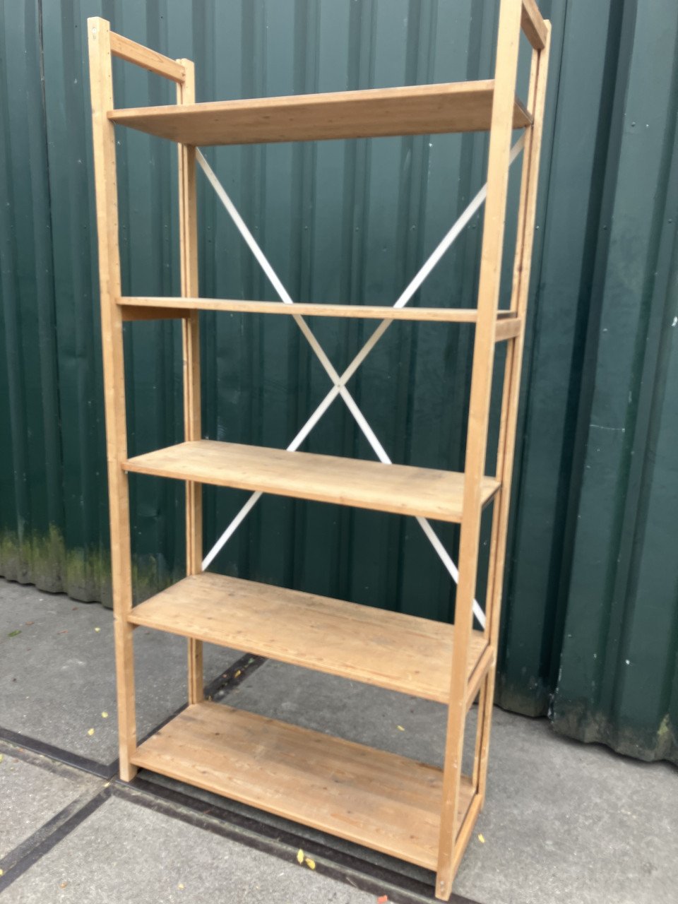 5 meter houten lundia stelling 40 cm diep