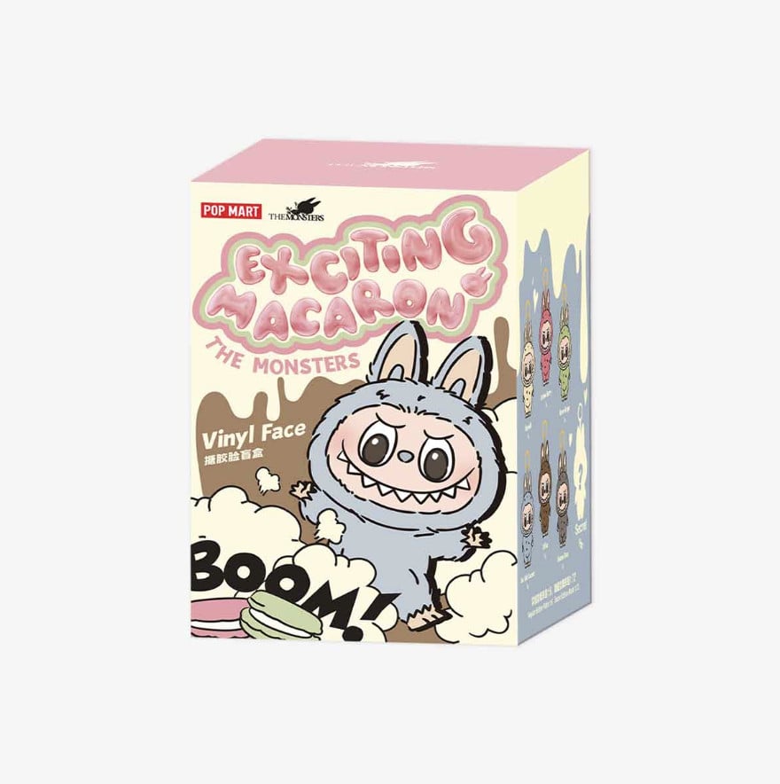 POP MART THE MONSTERS LABUBU - Exciting Macaron Vinyl Face (100% Origineel)