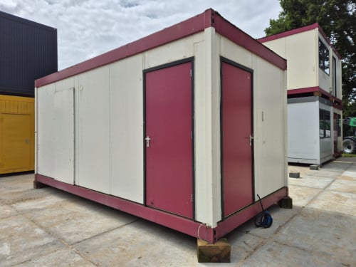 6x3m kantoorunit / woonunit / schaftkeet / bouwkeet