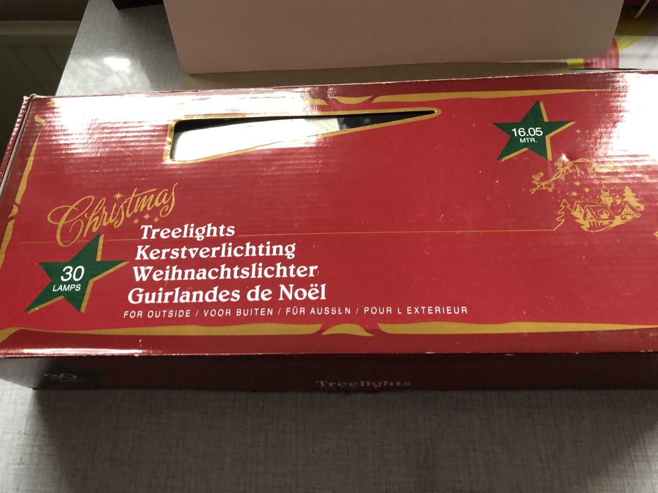 Kerstverlichting 30 lampjes voor buiten