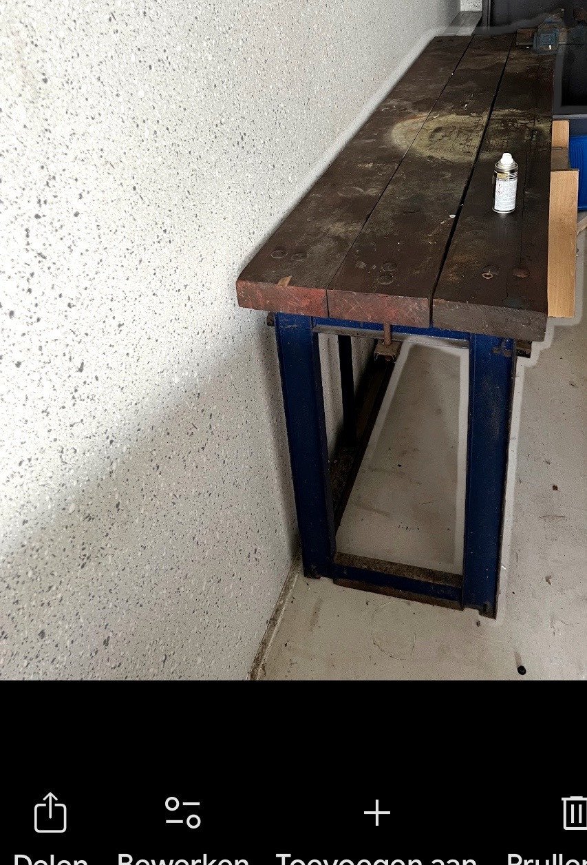 Stevige werkbank