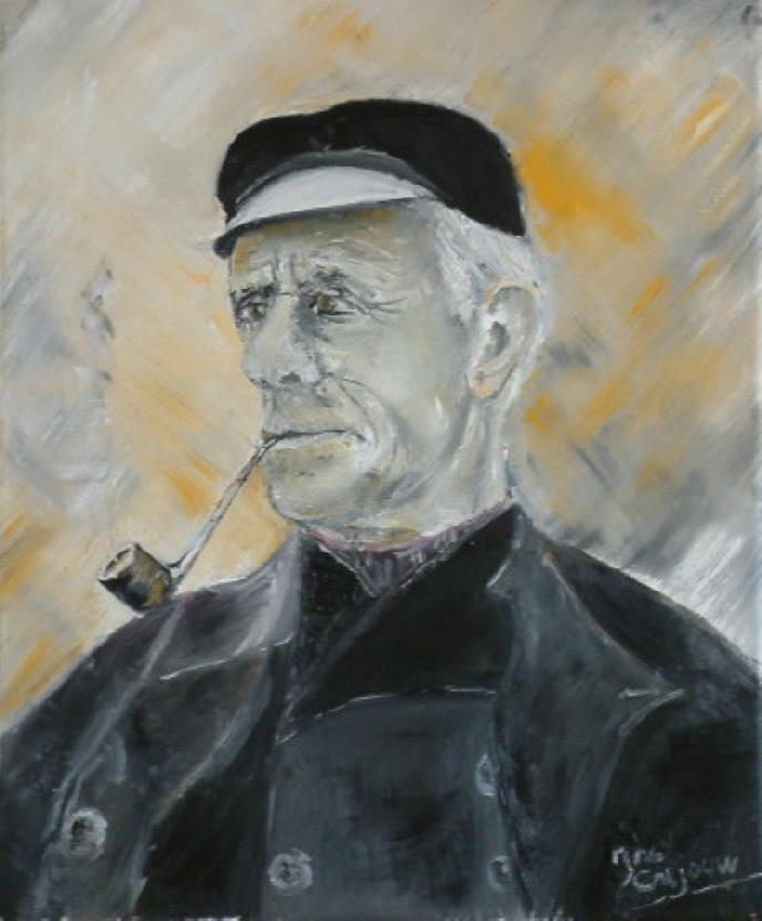 Olie verf portretten 40 x 50 cm met lijst  lijsten  zijn enkel al 75 euro