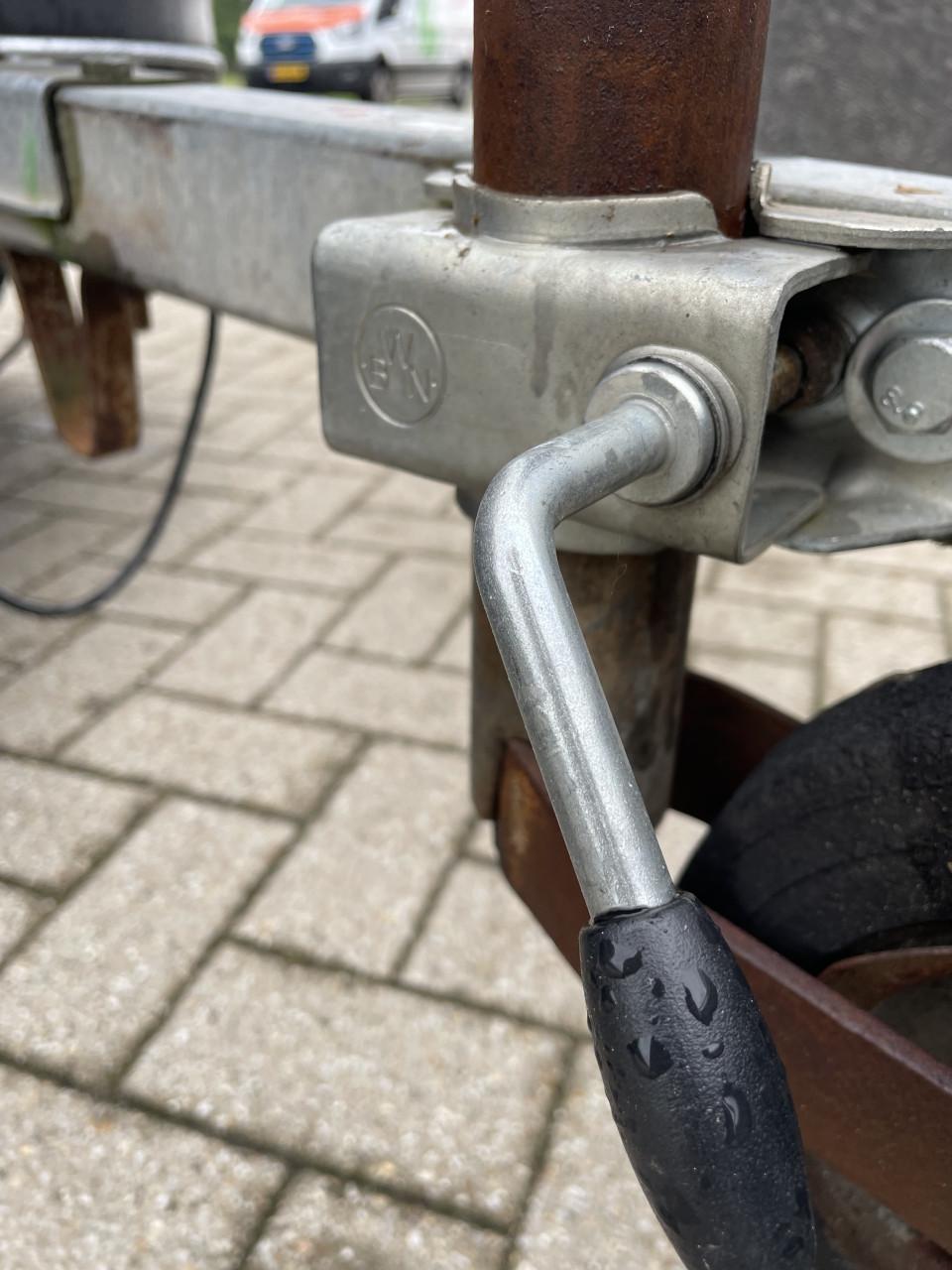 ZGAN Aanhanger 1.85 x 1M met Neuswiel!