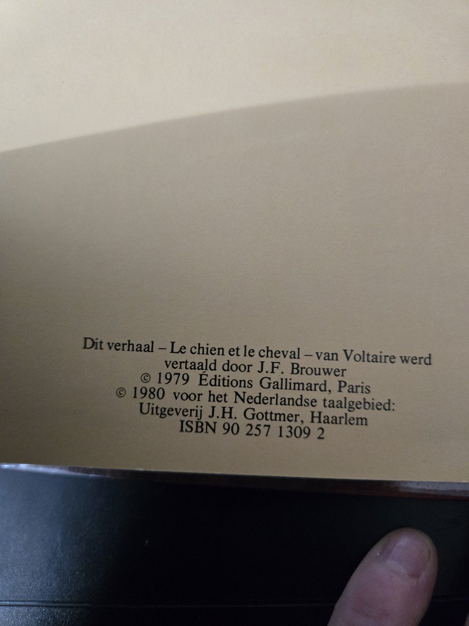 Boek: De hond en het paard 1980