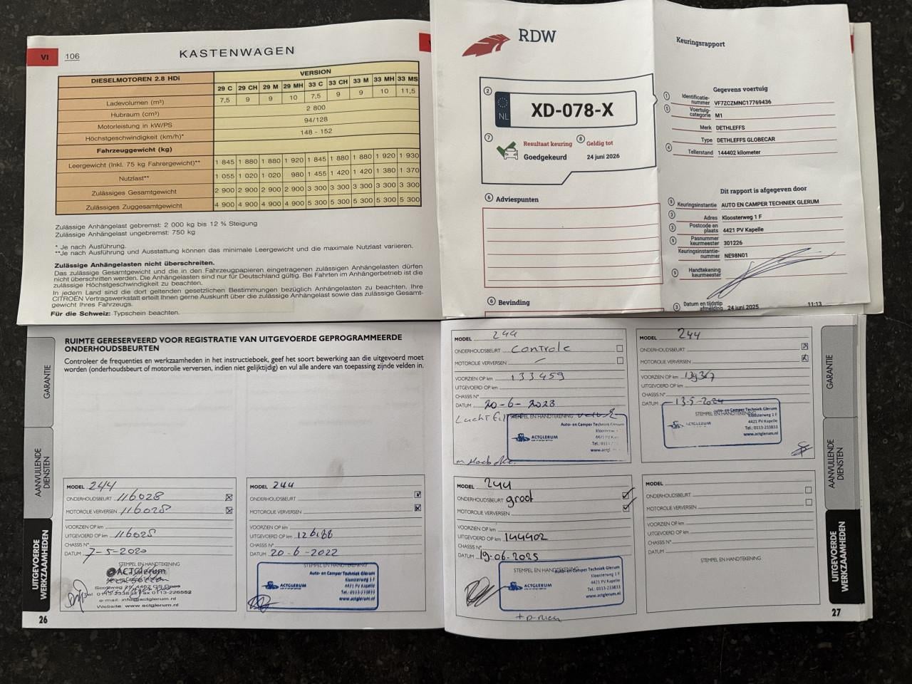 Rijk uitgeruste Globecar buscamper, Citroën 2.8 HDI 107 KW