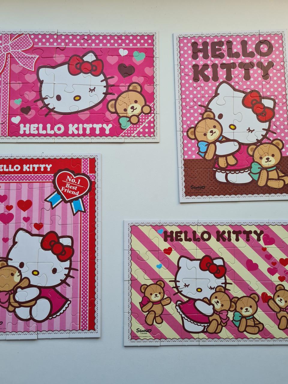 Hello Kitty 4-in-1 puzzelset voor 3+