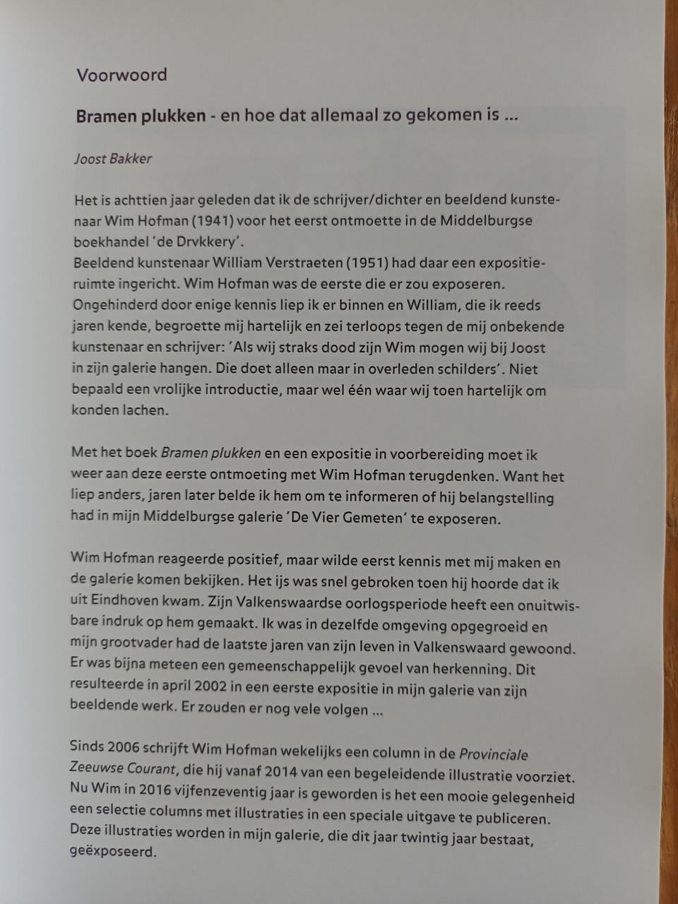 Bramen plukken van Wim Hofman