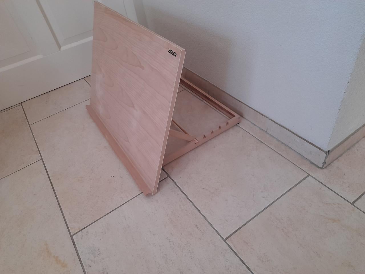 Zieler Tafelezel 62,5 x 45 met nieuwe canvas (in goede nette staat)