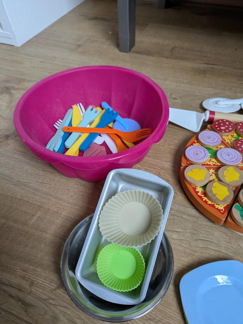 Ikea Duktig Speelkeuken met Houten en Kunststof Accessoires