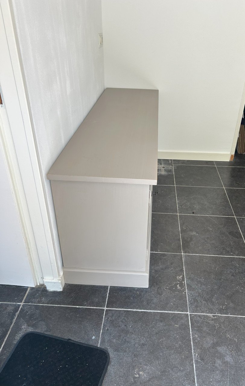 Grijs houten tv meubel