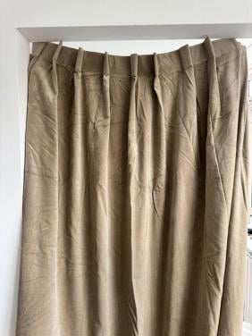 Velours gordijnen 2 stuks