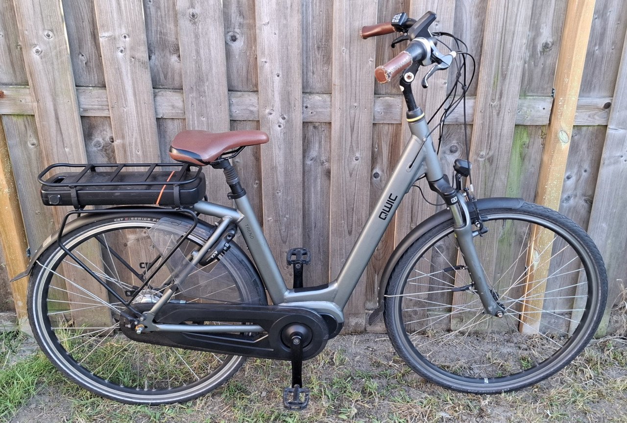 Prachtige Qwic Trend TMN7 elektrische fiets 400Wh 80Nm