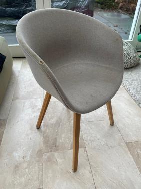 HAY About a Chair AAC22 stoel licht eiken onderstel (6 stuks)
