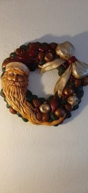 Kerst krans , kerst man