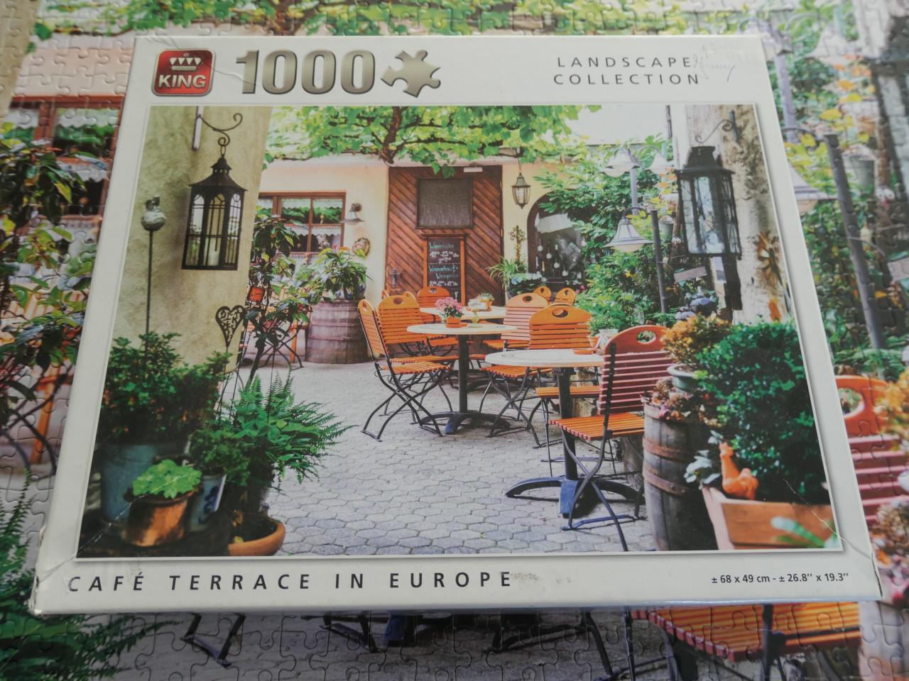 Legpuzzel Café terras