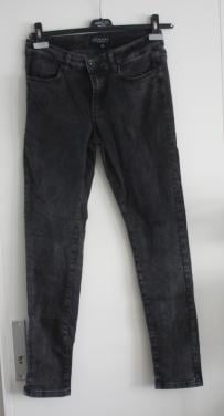 Zwarte broek wash effect  maat 38