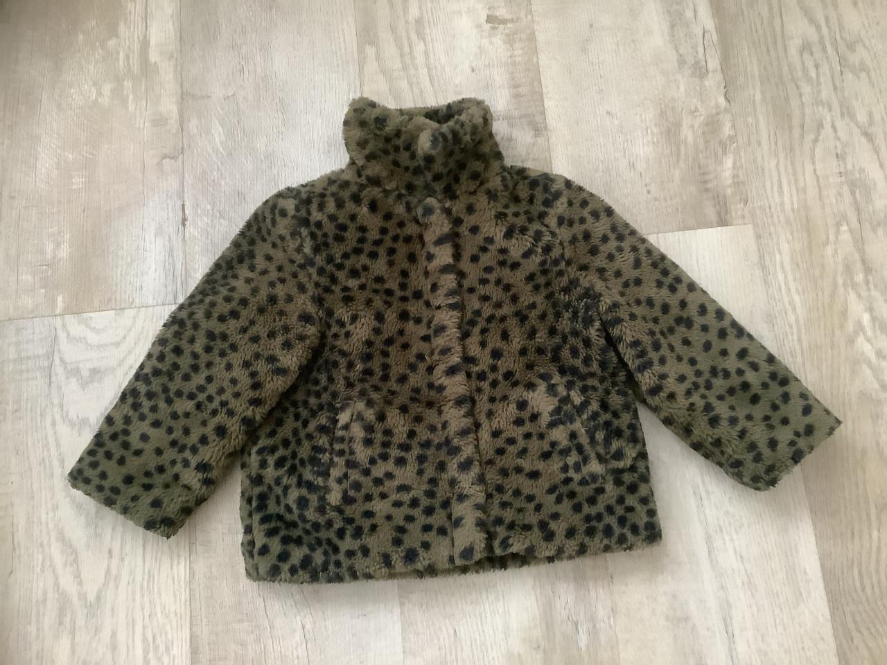 Teddy Winterjas meisjes - maat 98/104