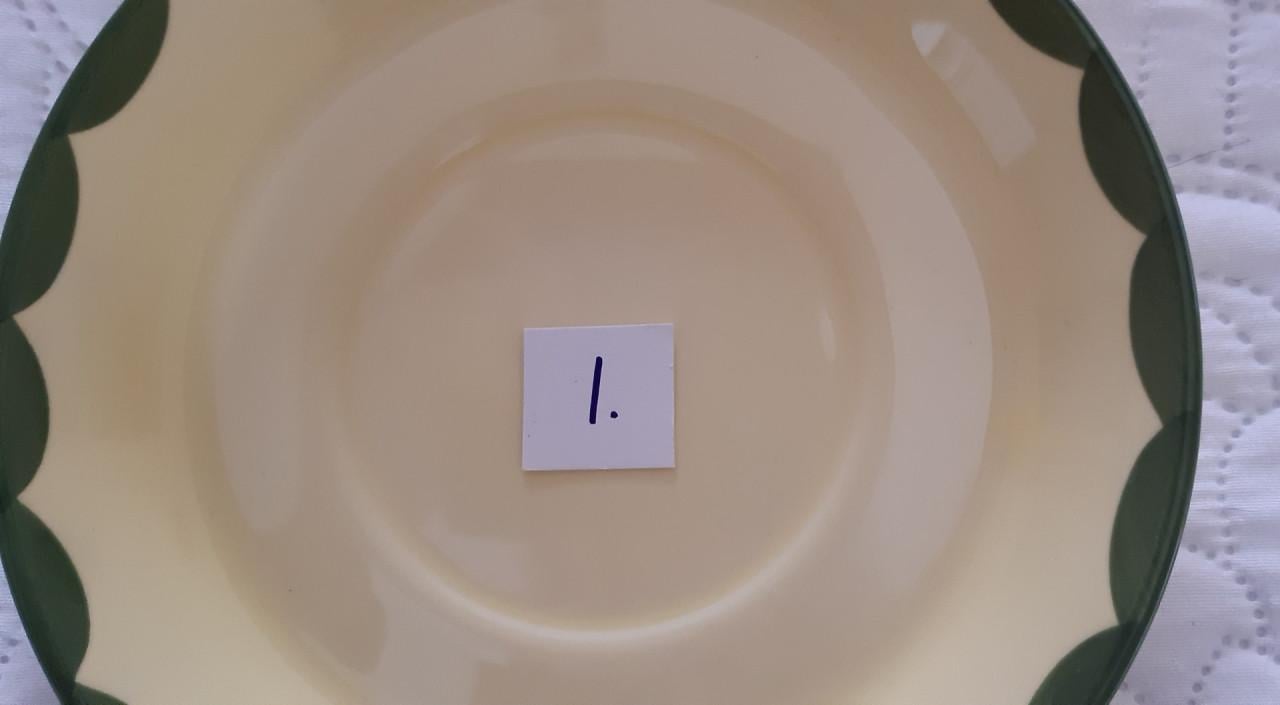 Kip en haan servies: 1 soepkop + 1 schotel