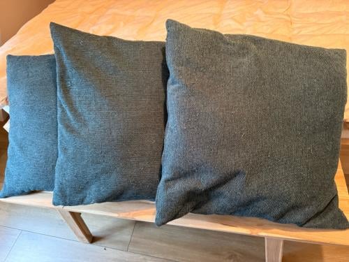 3 grote kussens