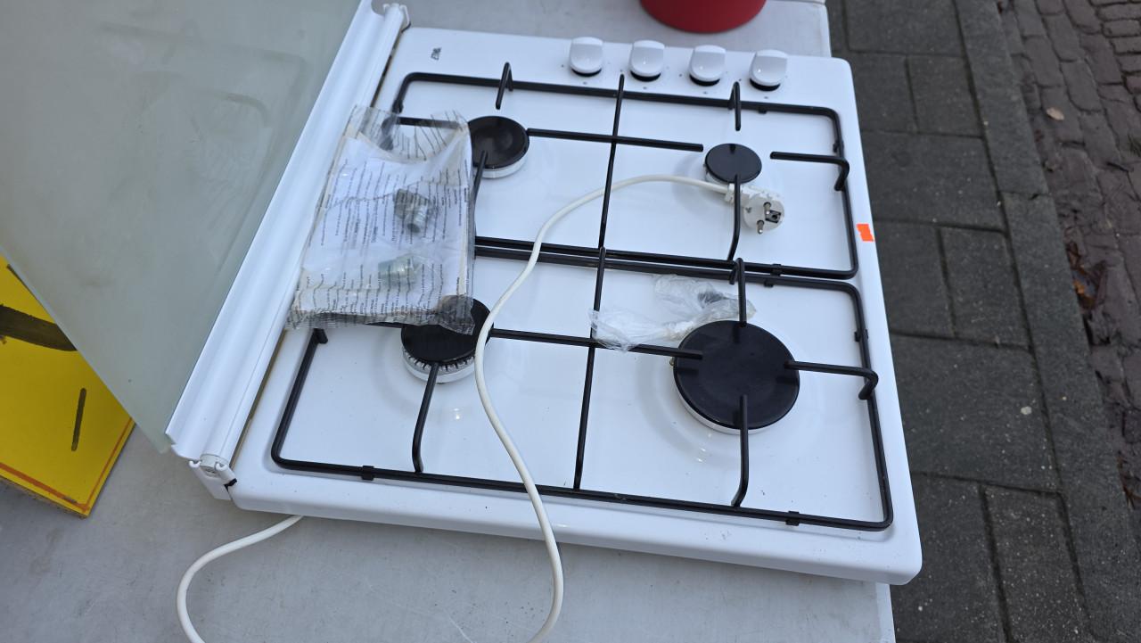 Gas kookplaat opbouw Etna