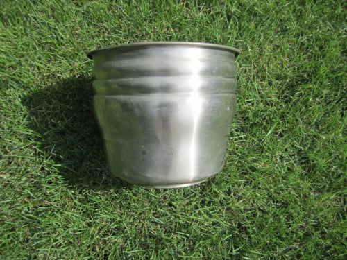 Vintage Bloempot ø 24 cm. H=20 cm.
