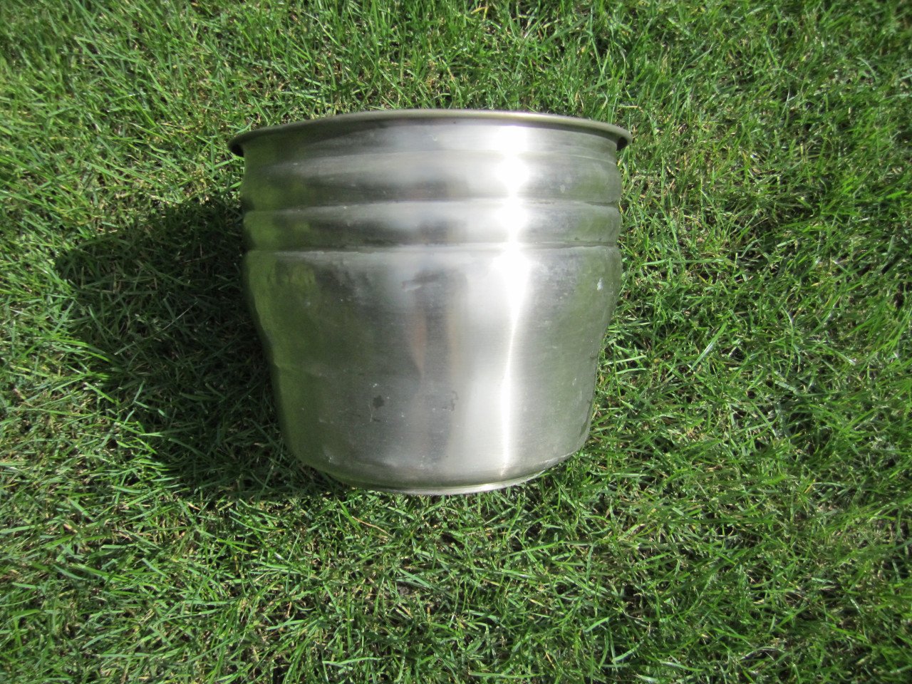 Vintage Bloempot ø 24 cm. H=20 cm.