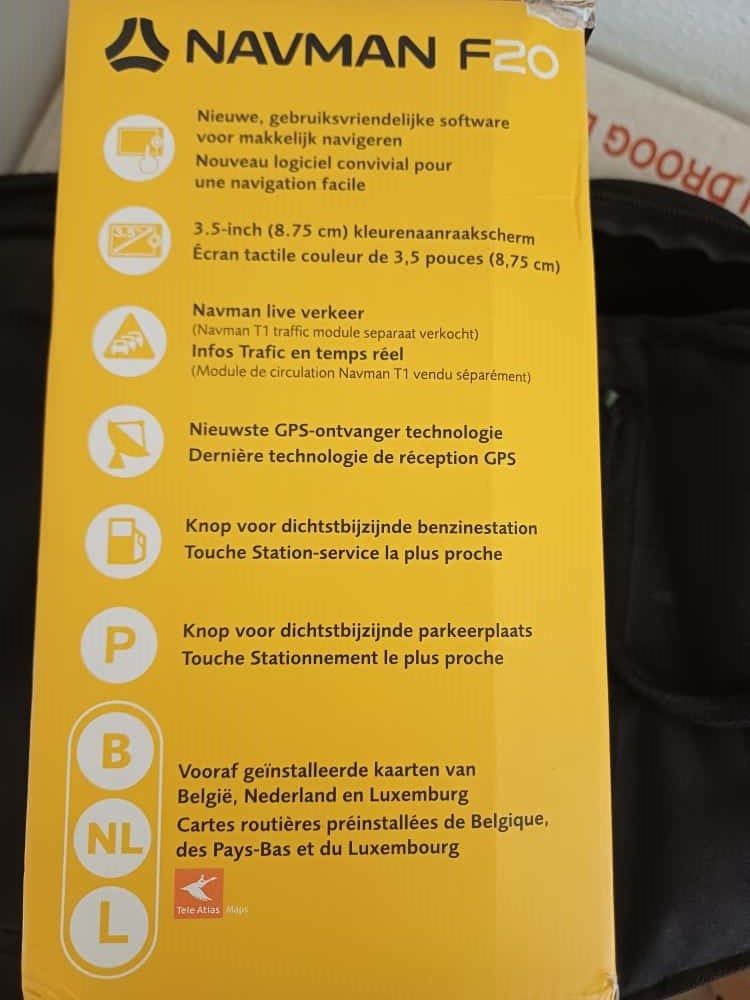 Gereserveerd - Navigatiesysteem NAFMAN F20  - (zolderopruiming)
