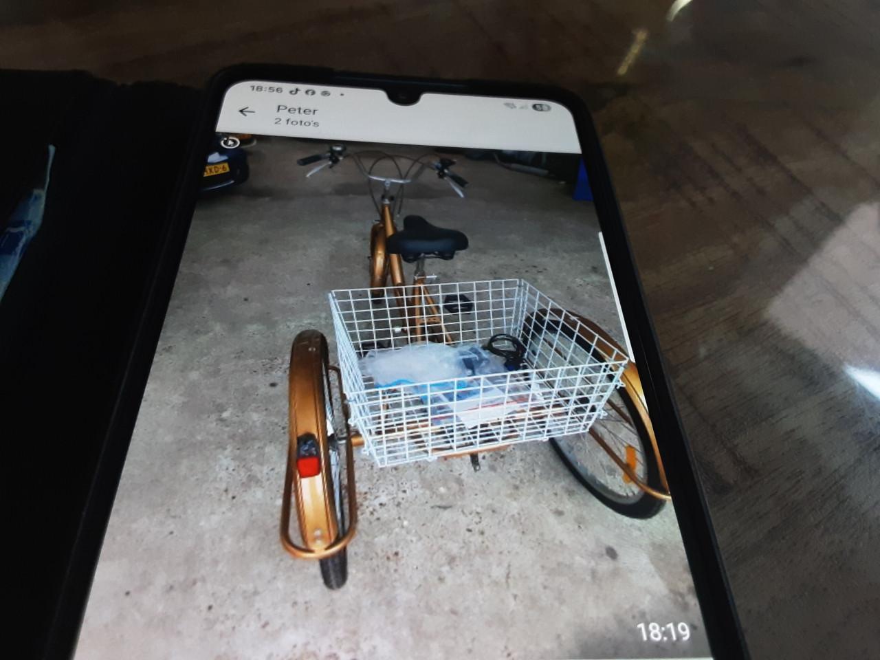 Keurige  driewielfiets  met 6 versnellingen