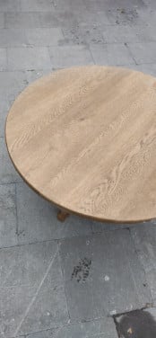 Gratis eiken salontafel