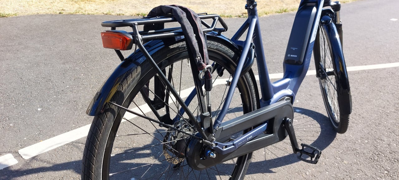 Stella E-bike  Livorno 28”  inclusief fietsendrager en oprijgoot