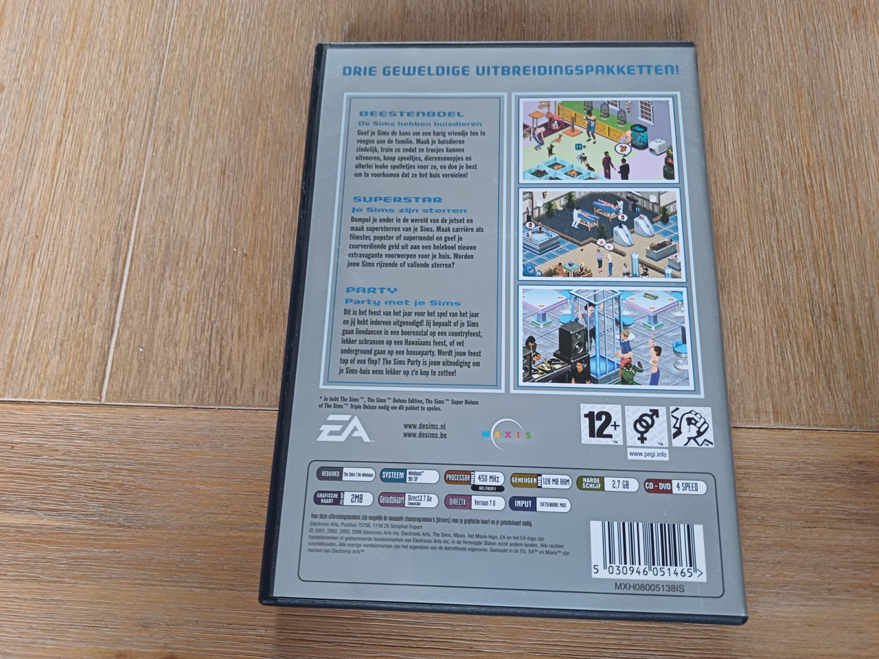 The Sims uitbreiding pakket box pc
