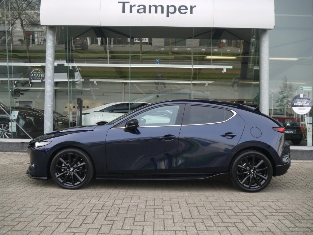 Mazda 3 2.0 skyactiv-x 180 pk luxury |aero pack|bose|trekhaak|rijklaar