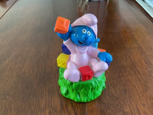 3 verschillende Smurfen Candy toppers.