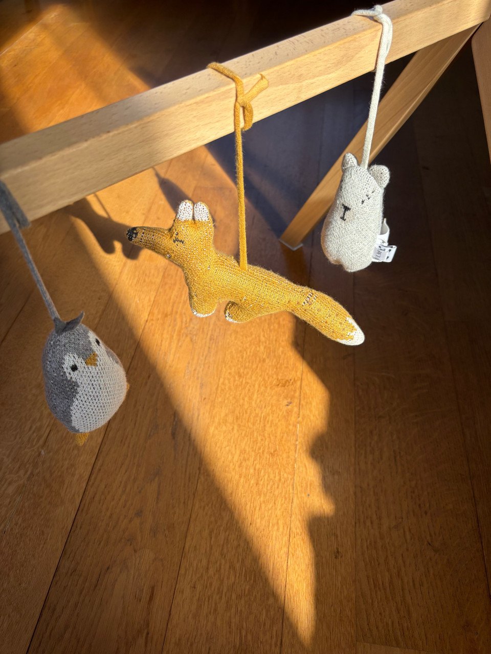 LieWood babygym, speelbalk diertjes