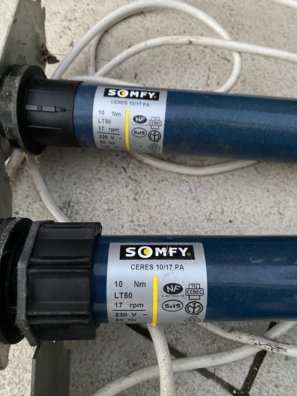 3 stuks Somfy rolluikmotoren